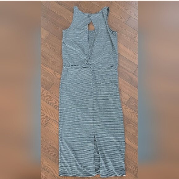 Sissy-boy striped sleeveless maxi dress size L - Picture 2 of 10